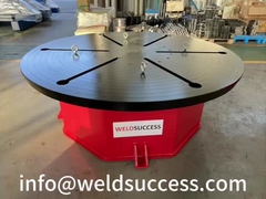 PLC ve dokunmatik ekran kontrolü ile önceden ayarlanmış dönme açısı ile yatay dönme masası.